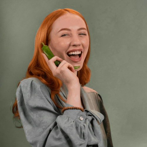green bg photo